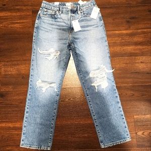 Good American Good Boy Jeans, Size 8, Indigo wash